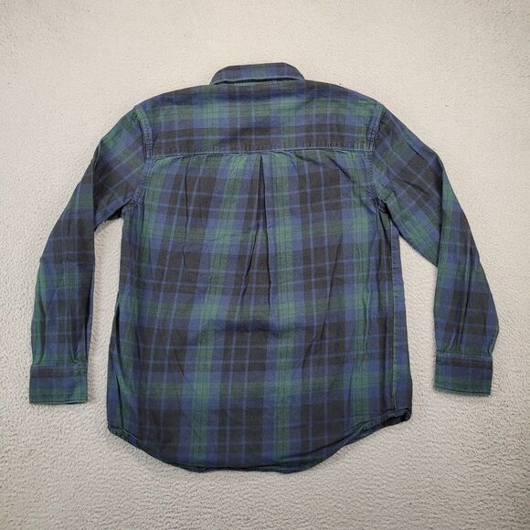 The North Face Shirt Womens Small Blue Plaid Flannel Button Up Outdoor Top - Picture 6 of 10